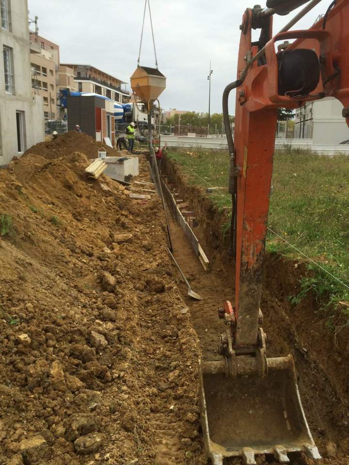Chantier terrassement viabilisation Thiais (5)